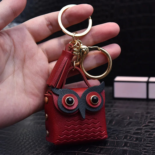 Owl Coin Wallet Red