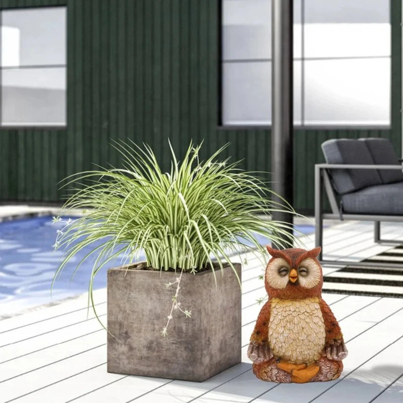 Outdoor Garden Owl Statue