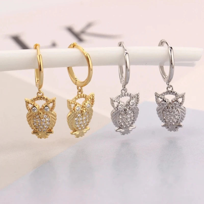 Owl Dangle Earrings