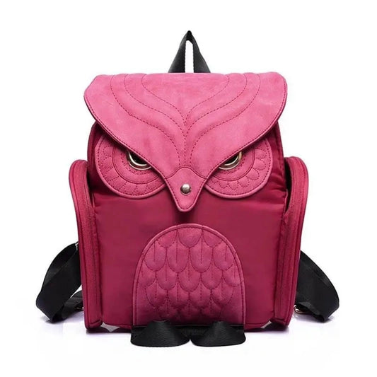Pink Owl Backpack Pink