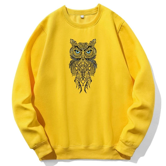 Yellow Owl Sweatshirt Yellow CHINA
