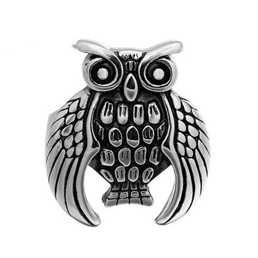 Vintage Owl Ring Stainless Steel CHINA