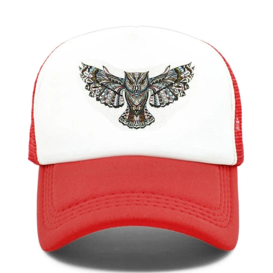 Red Owl Hat Red