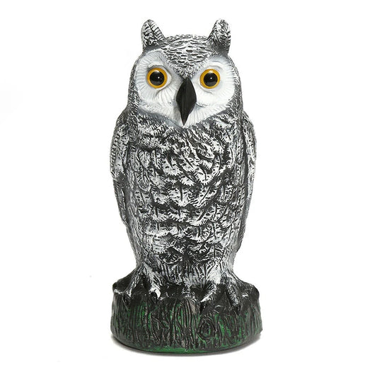 Large Owl Statue Grey