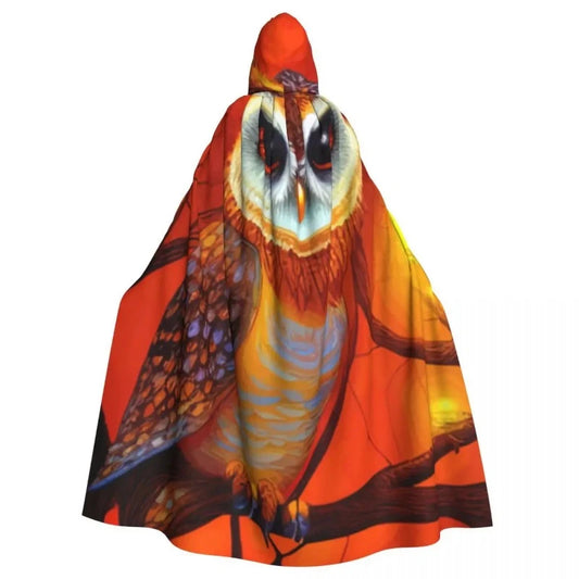Red Owl Costume Red One Size