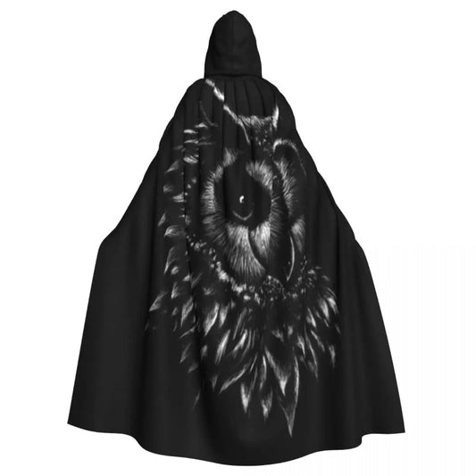Black Owl Costume Women Black One Size