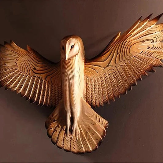 Owl Wall Sculpture