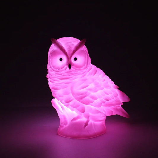 Pink Owl Lamp Pink