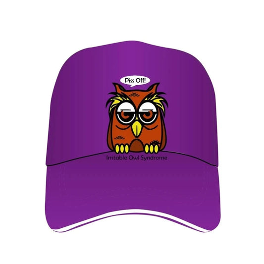 Purple Owl Hat Purple