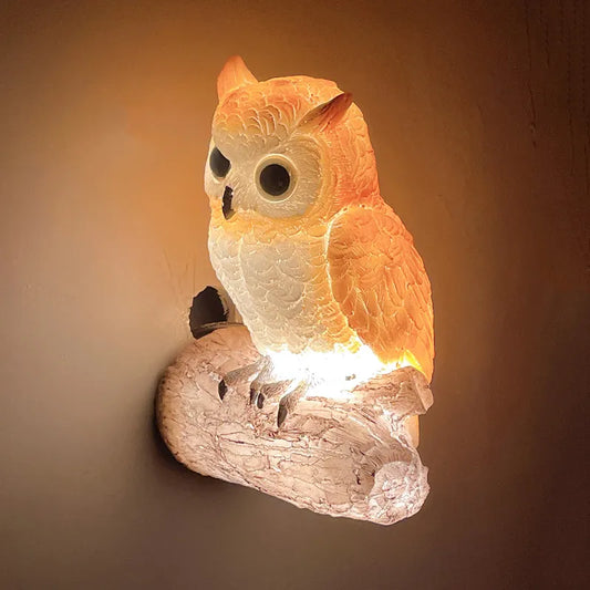 Owl Salt Lamp As Picture G4 Socket Warm White