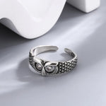 Sterling Silver Owl Ring - Vignette | Owl About You